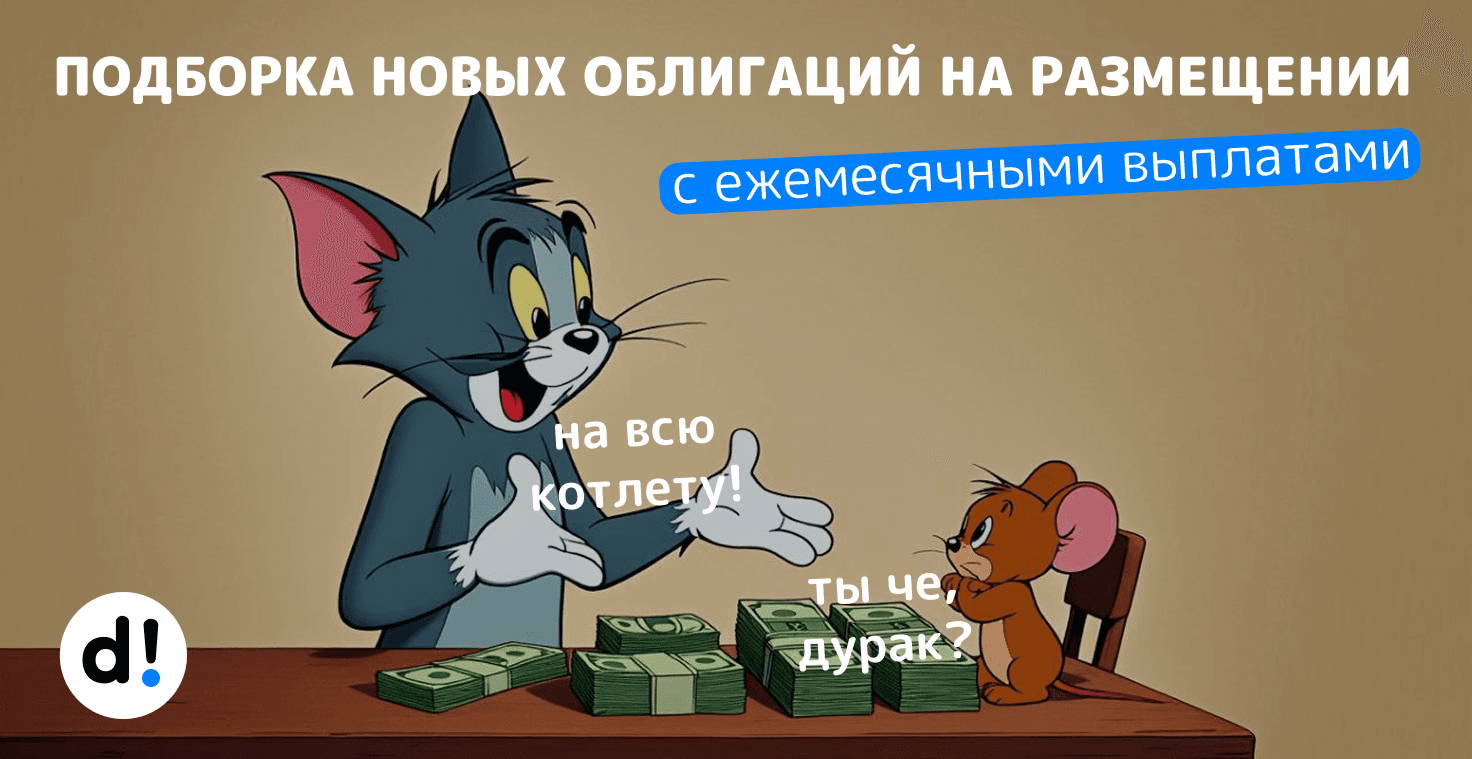 🖋️ Подборка новых облигаций на размещении. Рейтинг BBB- и выше, доходность до 24%.