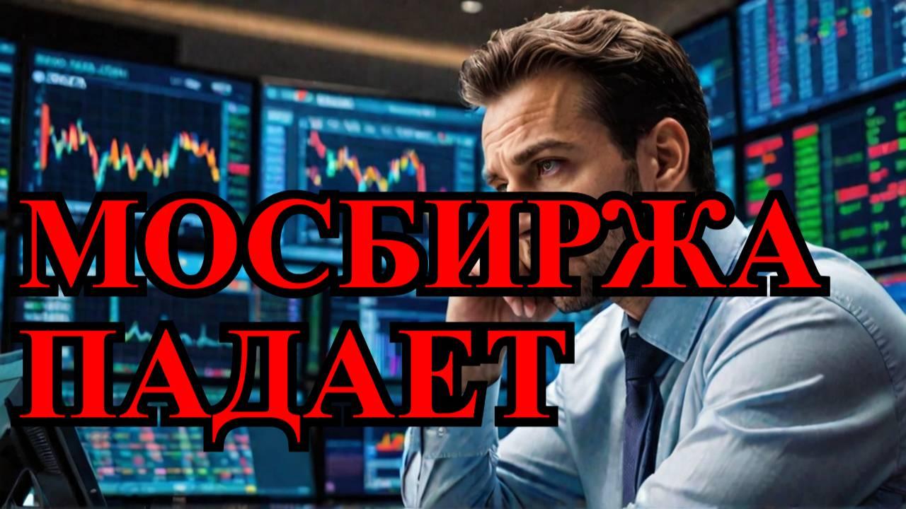 📉 Плохие новости с биржи: индекс Мосбиржи снова падает! 😞