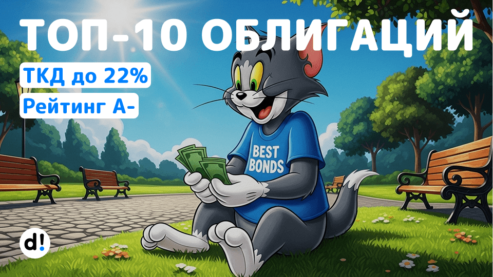 🔥 10 облигаций для создания пассивного дохода. Ежемесячные купоны с доходностью до 22%